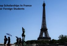 Top Scholarships In France For Foreign Students