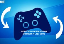 Fortnite Gets Flick Stick and Gyro Controls on PS4, PS5, and PC