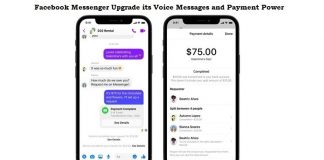 Facebook Messenger Upgrade its Voice Messages and Payment Power