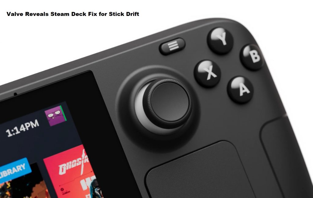 Valve Reveals Steam Deck Fix for Stick Drift