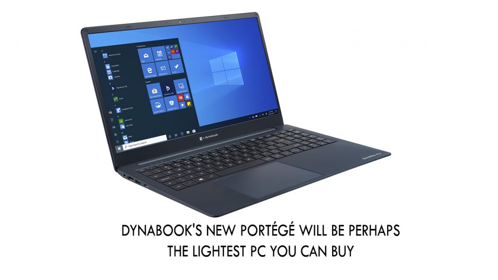 Dynabook's New Portégé Will Be Perhaps the Lightest PC You Can Buy