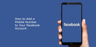 How to Add a Mobile Number to Your Facebook Account