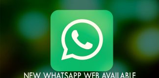 New WhatsApp Web Available