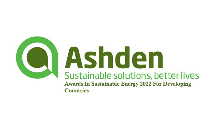 Ashden Awards In Sustainable Energy 2022 For Developing Countries