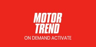 Motor Trend on Demand Activate