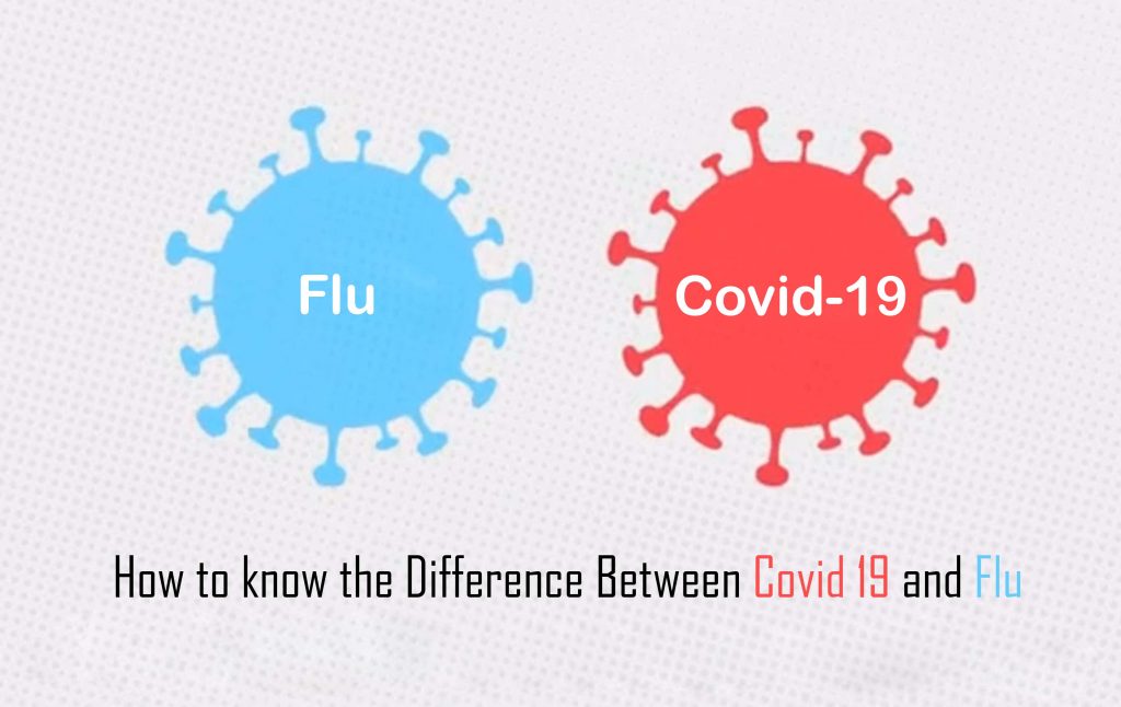 How to know the Difference Between Covid 19 and Flu