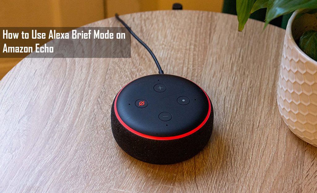 How to Use Alexa Brief Mode on Amazon Echo