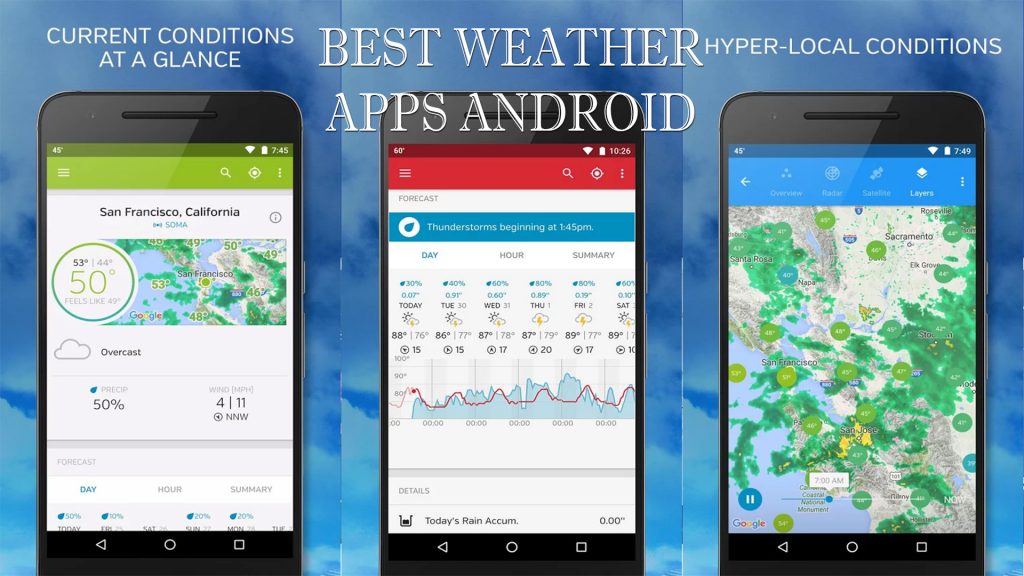 Best Weather Apps Android