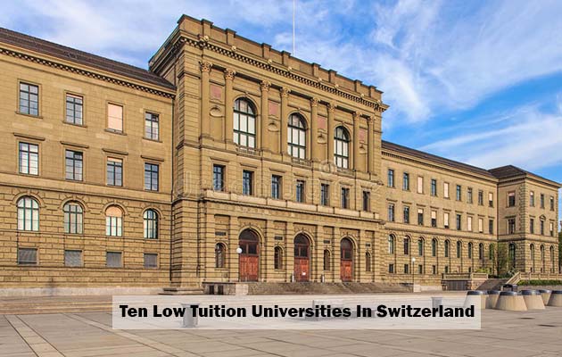 Ten Low Tuition Universities In Switzerland