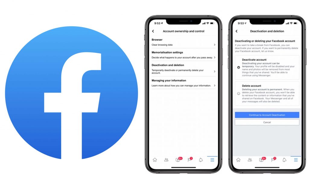 How to Delete Facebook Account on iPhone
