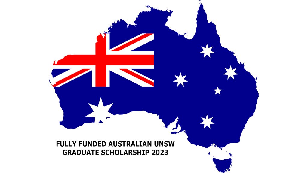 Fully Funded Australian UNSW Graduate Scholarship 2023