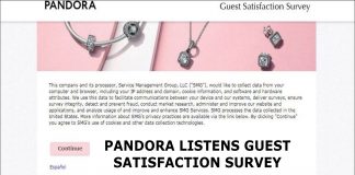 Pandora Listens Guest Satisfaction Survey