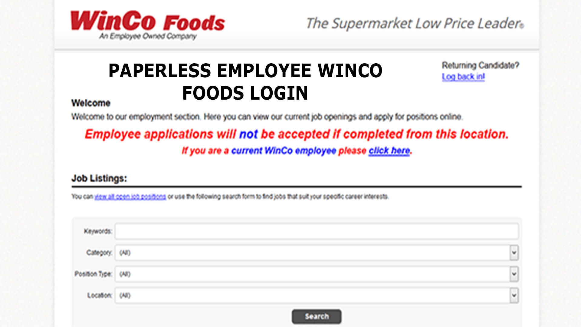 Paperless Employee Winco Foods Login At Www wincofoods Makeoverarena