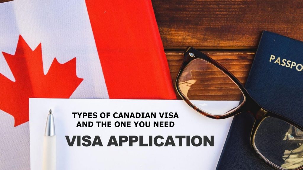Types of Canadian Visa and The One you Need