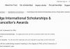 Cambridge International Scholarships