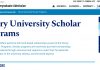 Emory University Scholar Programs
