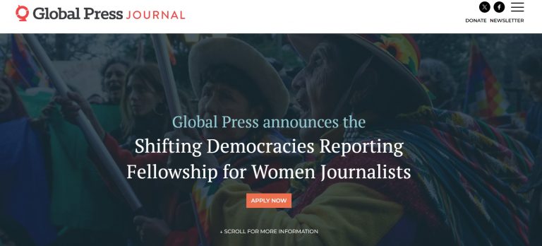 Global Press Shifting Democracies Fellowship 2024: Applications Now Open