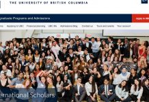 International Scholars Program at the University of British Columbia