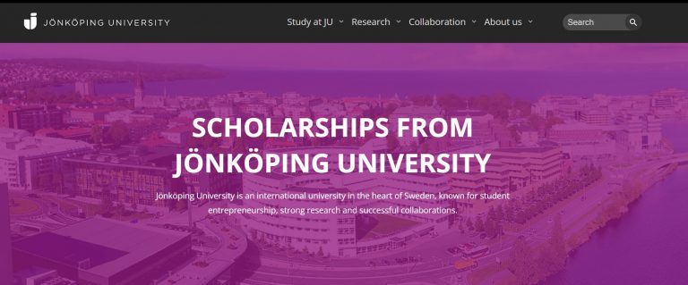 Jönköping University Scholarships 2024-25 in Sweden
