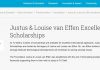Justus & Louise van Effen Excellence Scholarships for International Students at TU Delft