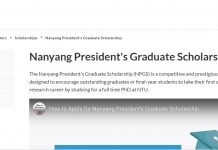 Nanyang President's Graduate Scholarship (NPGS) for 2025/2026