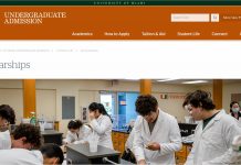 University of Miami Bachelors Scholarship 2024-25 in USA