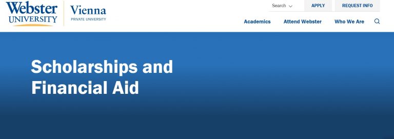 Webster Vienna Private University Scholarships 2025