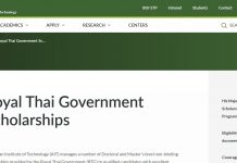 Royal Thai Government Scholarships 2025