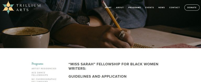 The “Miss Sarah” Fellowship for Black Women – 2025 (Partially Funded)