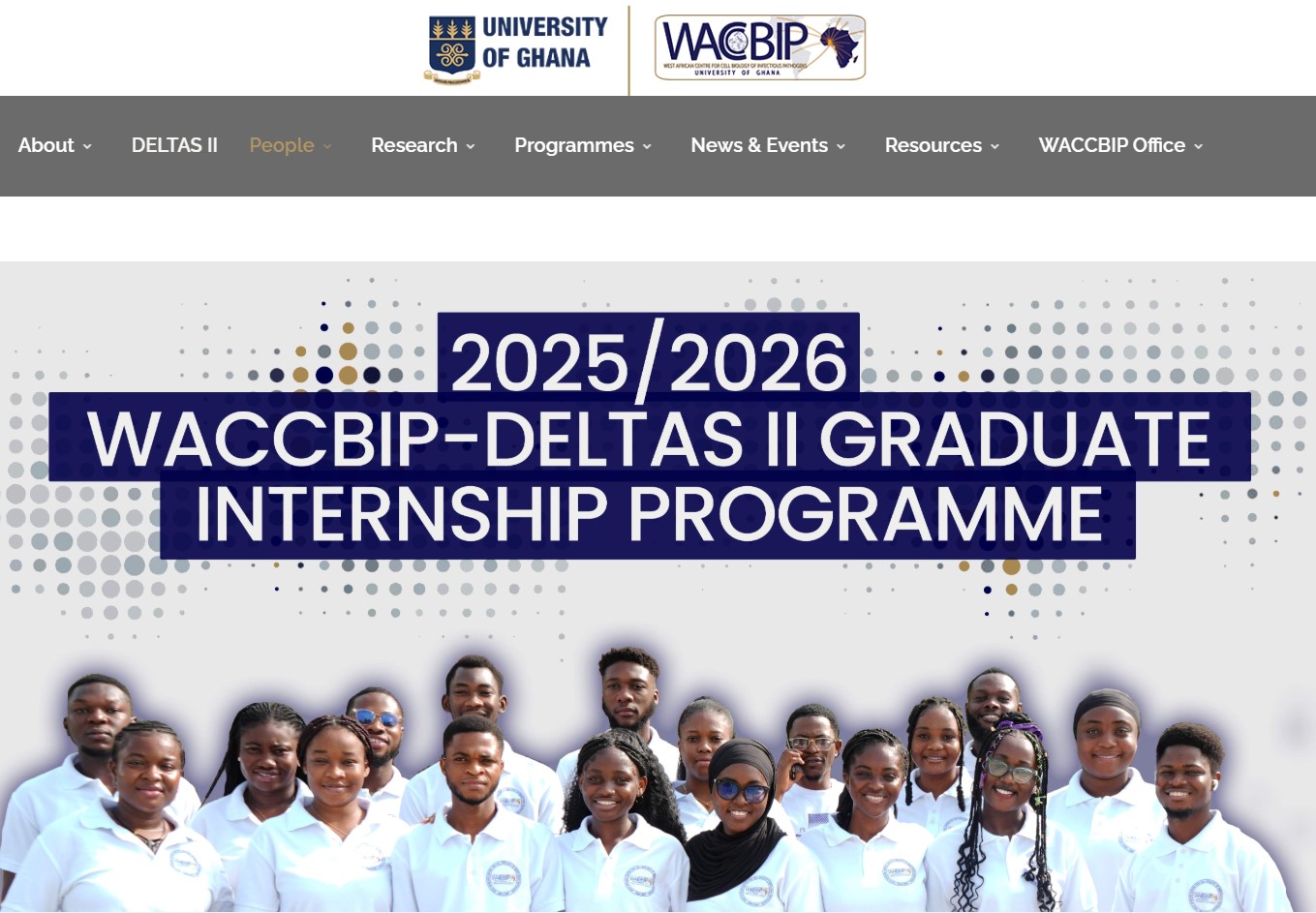 2026 WACCBIP-DELTAS II Graduate Internship Programme