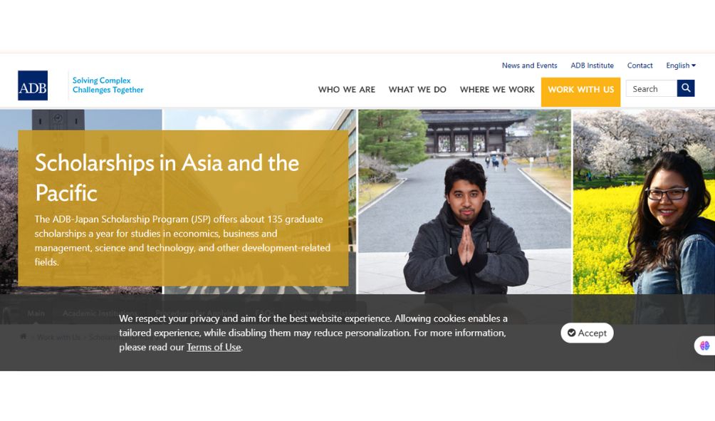 Kyoto University ADB Scholarship 2025