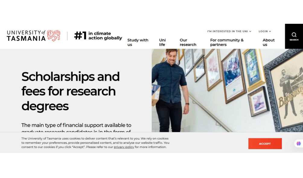 University of Tasmania Scholarships 2025