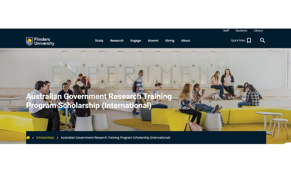 Flinders University AGRTPS Scholarships 2025