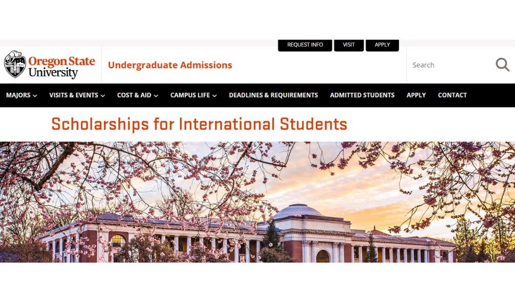 Oregon State University Scholarships 2025