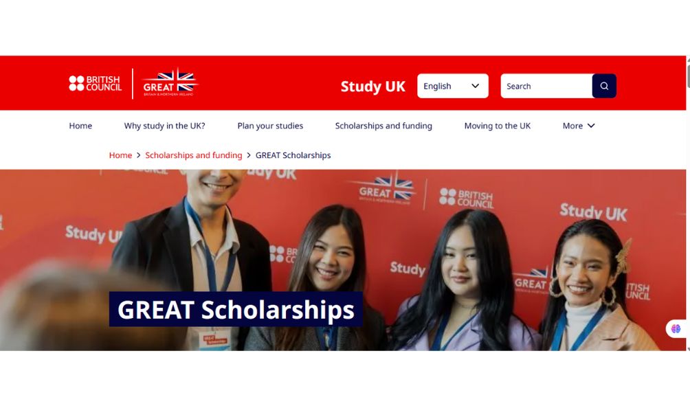British Council GREAT Scholarships 2025