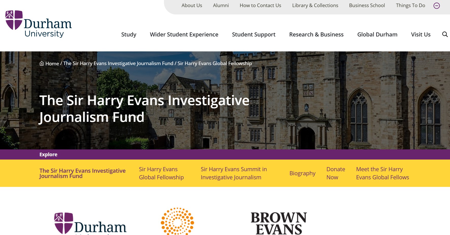 Evans Global Fellowship 2026