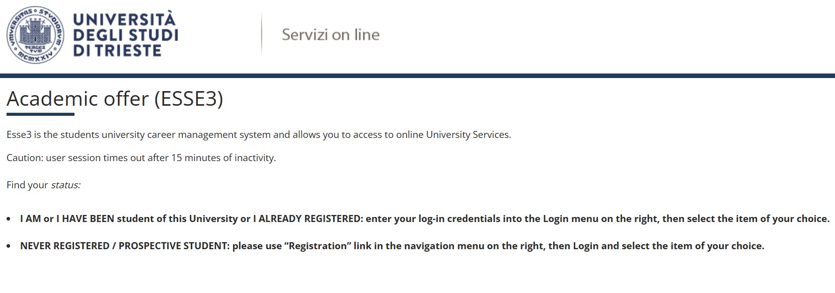 Italy University of Trieste Scholarship 2025