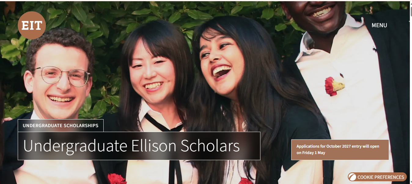 Ellison Scholars Program 2027