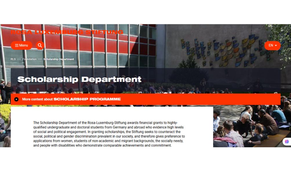 Rosa Luxemburg Stiftung Scholarships
