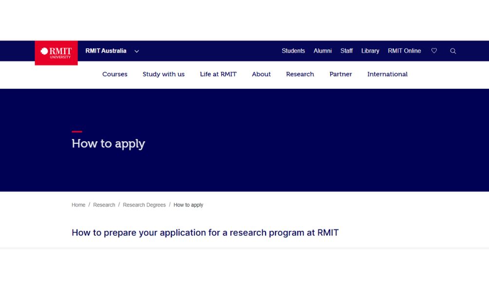 RMIT University Scholarships