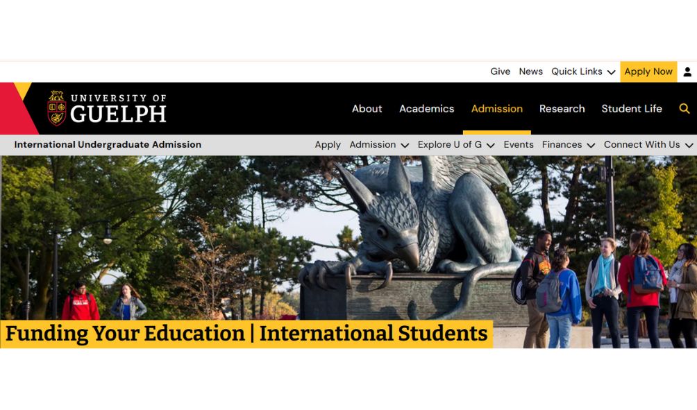 University of Guelph Scholarships