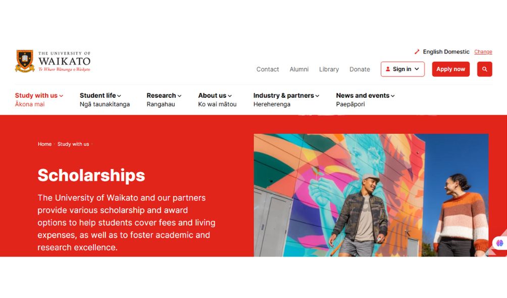 University of Waikato Scholarships