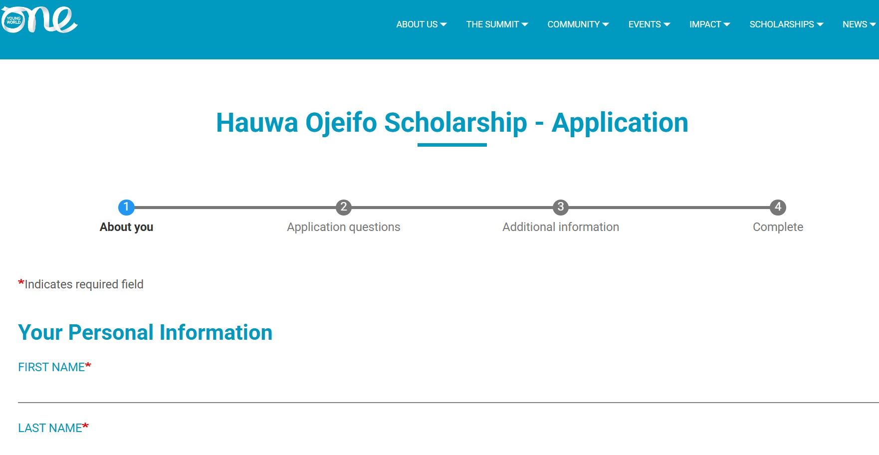 Hauwa Ojeifo Scholarship 2025