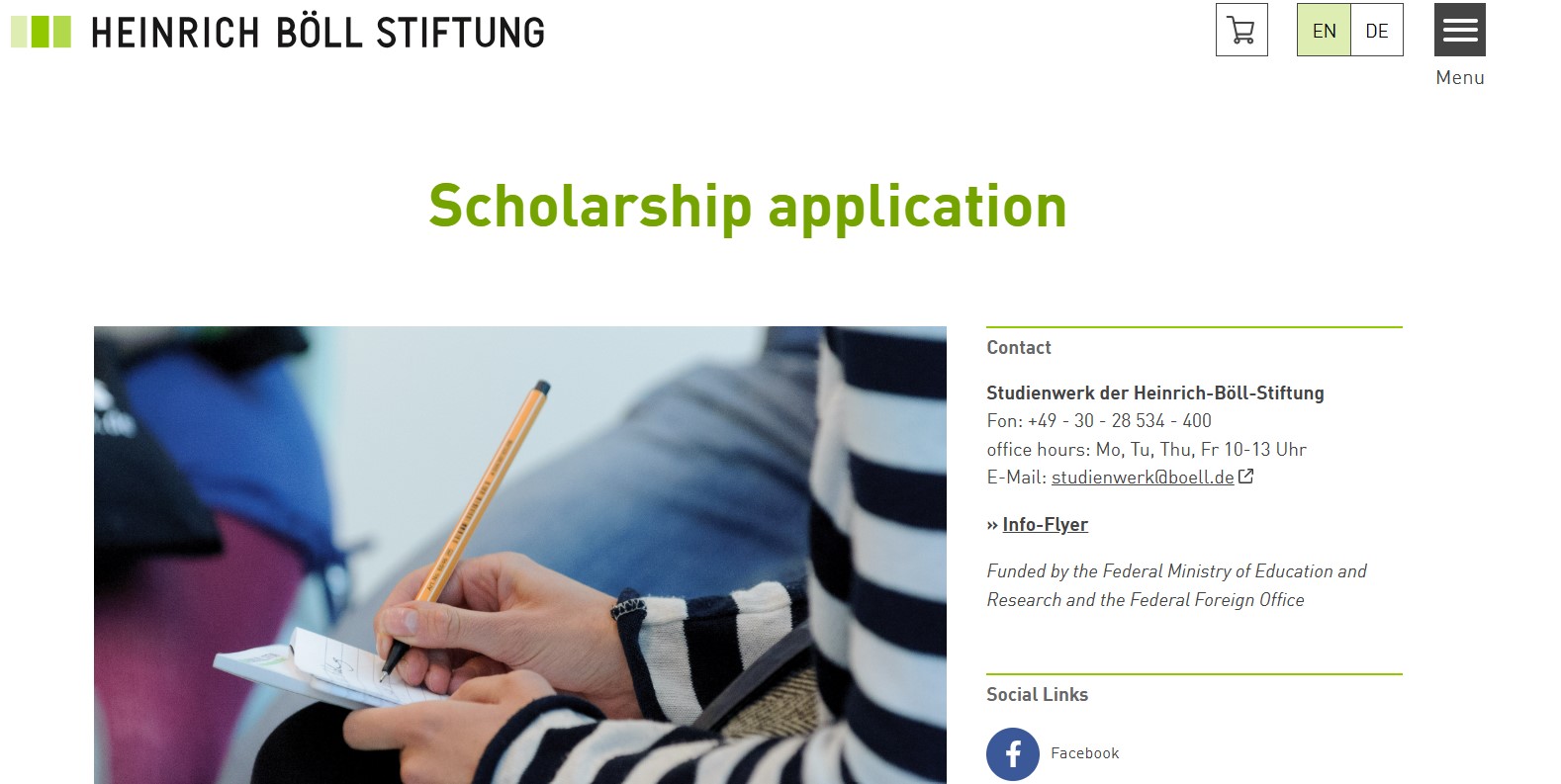 Heinrich Böll Foundation Scholarships 2026