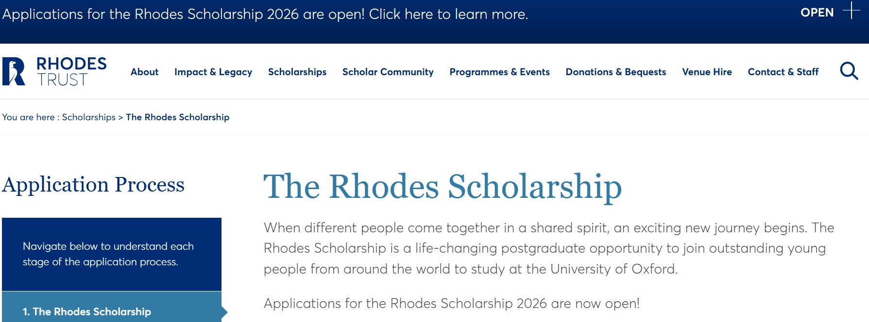 How to Make Your Rhodes Scholarship Application Stand Out in 2026
