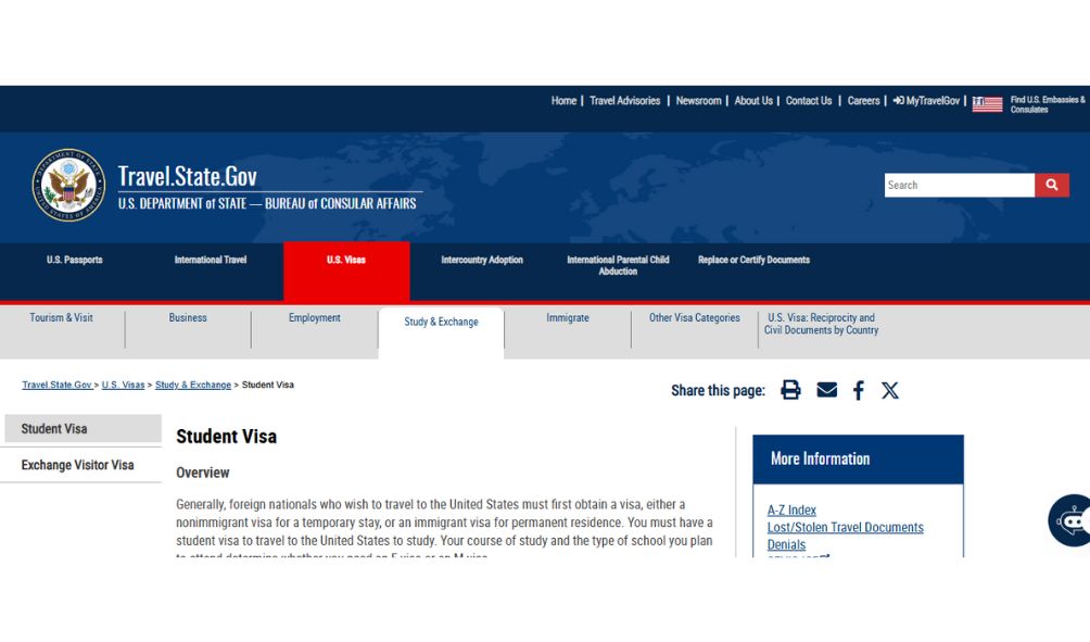 USA Student Visa 2025