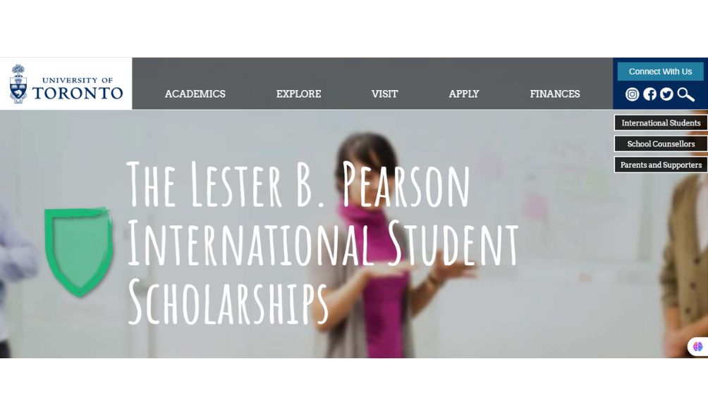 Lester B Pearson Scholarship