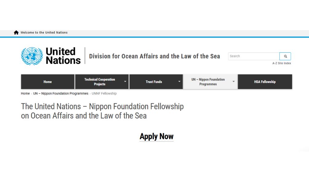 United Nations Nippon Foundation Fellowship