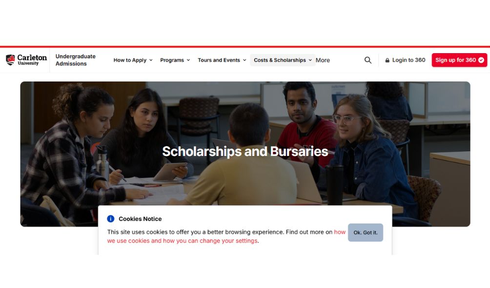 Carleton University Scholarships