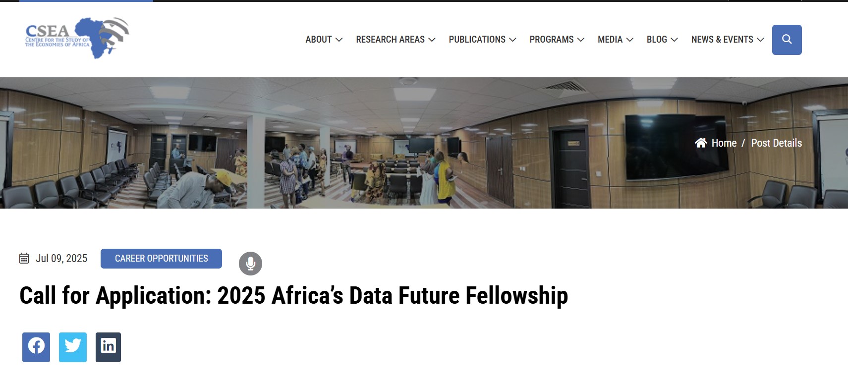 CSEA 2025 Africa’s Data Future Fellowship